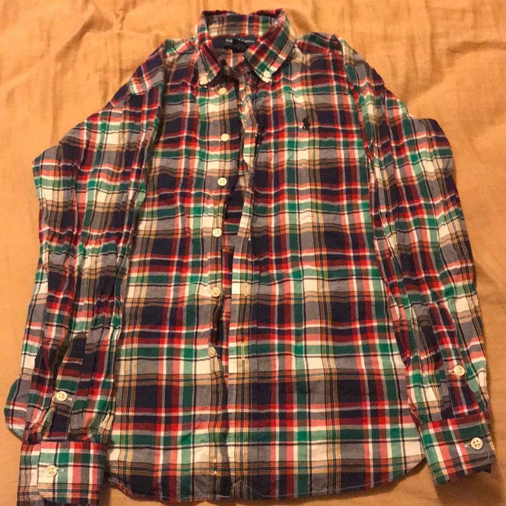 Boys button up shirt